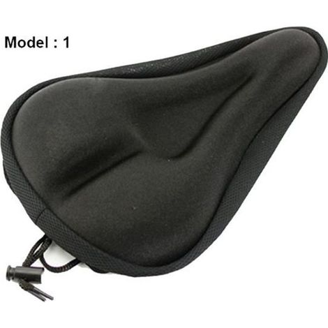 Housse de coussin en gel pour selle de vélo extra confortable - Noir - Mixte - 27 18 2.5CM (1/4)