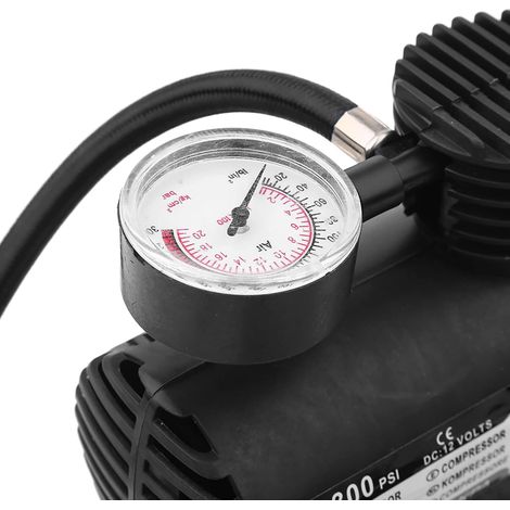 Mini Compresseur d'air Portatif Pompe électrique D'infaltor de Pneu Voiture de 12 Volts 300 PSI