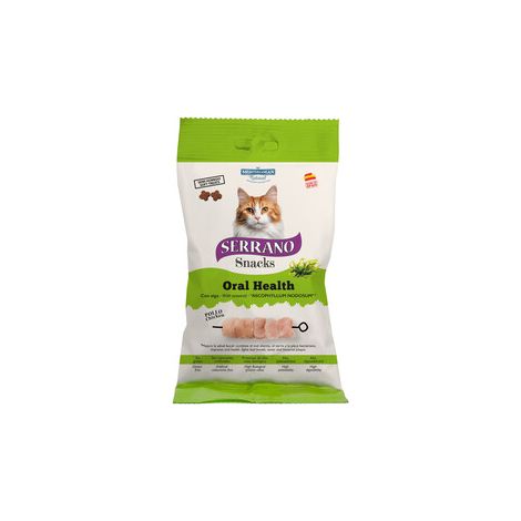 SERRANO SNACK GATTO 50G IGIENE ORALE POLLO 12 PZ