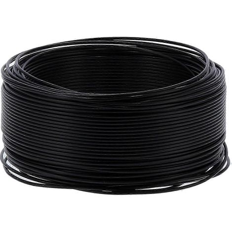 Câble électrique cuivre isolé 100m, fil d'alimentation remplacement accessoire, tension AC300V, conducteur en cuivre pur, gaine isolante robuste. (1/4)