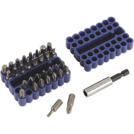 Sealey AK110 Premier Power Tool Bit & Magnetic Adaptor Set 33pc (1/5)