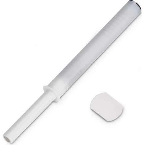 Blum Tip-On 956A1002 Langversion Seidenweiß Magnetisch mit Klebeplatte
