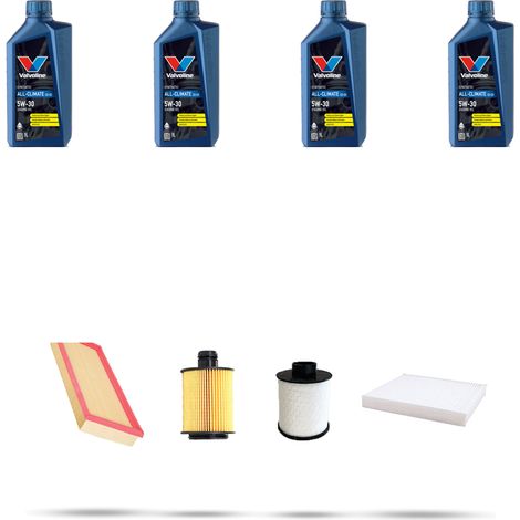 Kit tagliando 4 FILTRI e 4L OLIO compatibile con Suzuki Swift IV 1.3 DDis 55kw dal 2010 (1/5)