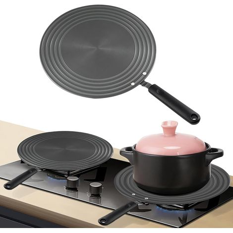 24cm Diffuseur De Chaleur Pour CuisinièRe à Gaz, Plaque De DéCongéLation Multifonctionnelle Pour DéCongéLation Des Aliments CongeléS, Plaque Conduct (1/5)
