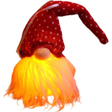 Décorations lumineuses pour sapin de Noël avec personnages de la forêt Veilleuses lumineuses, bijoux à suspendre pour la maison, décorations lumineuses pour sapin de Noël (1/5)