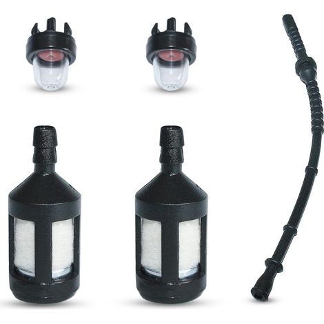 Kit filtre à essence avec ampoule d'amorçage pour Stihl FS120 FS200 FS250 FS300 FS350 FS400 FS450 Tondeuse Remplacer 4128 358 0800 (1/5)
