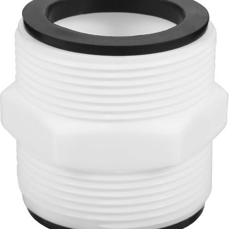 Conector para manguera de piscina compatible con bombas (extensión de 1,5 pulgadas con 2 juntas tóricas) – Pieza de conexión para mangueras de 63,8 cm (1/5)