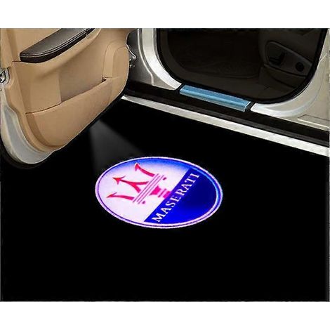 Lot de 2 projecteurs laser ambiants pour porte de voiture, style 2, pour Maserati Ghibli Levante (1/5)