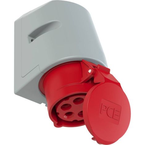 PCE 115-6tt Presa da parete CEE 16 A 5 poli 400 V 1 pz.