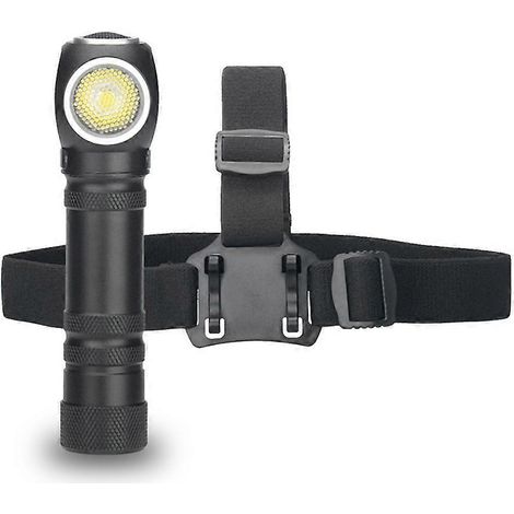 Lampe torche LED puissante, lampe frontale portable multifonctionnelle, rechargeable et étanche. (1/5)