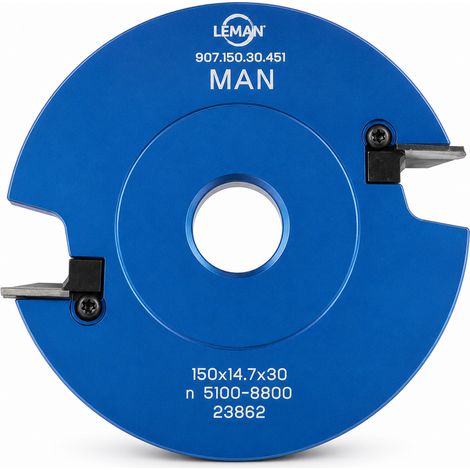LEMAN Porte-Outils Profil Contre-Profil Ebenisterie D. 160 Profil 08 92991605108, Alesage 50 mm, Garantie 2 ans (1/5)