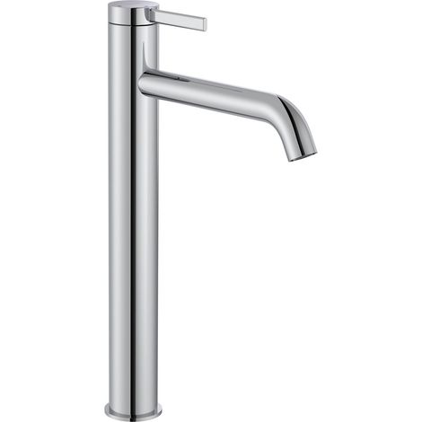 Roca – Mitigeur de lavabo ONA bec haut – Vidage clic-clac en laiton – Finition chromée – Débit 5 l/min – Technologie Evershine et SofTurn (1/4)