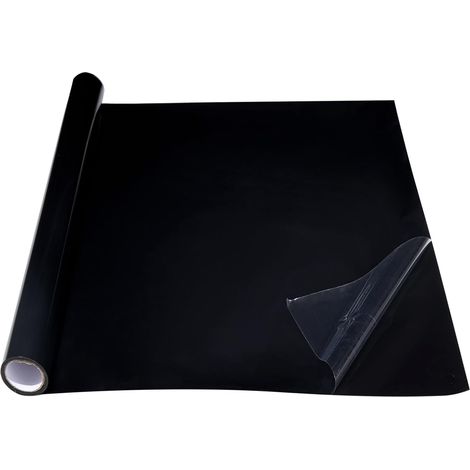 Vinilo adhesivo de papel pintado de acuario, lienzo estático negro, 2 m x 30 cm - OTRO (1/5)