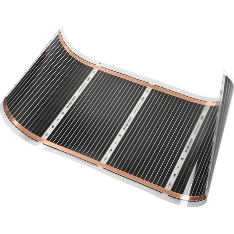 Film chauffant électrique 100cm, système électrique stratifié 220V flottant, tapis sol ultra-fin sans entretien, chaleur douce et silencieuse, diffusion uniforme, Style A : 50100cm (1/5)