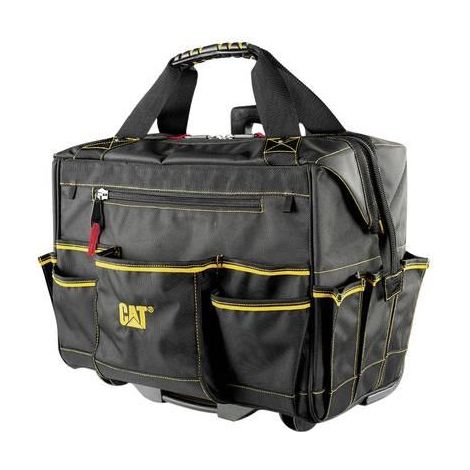 Caterpillar CAT 980198N borsa per attrezzi con ruote gialla e nera