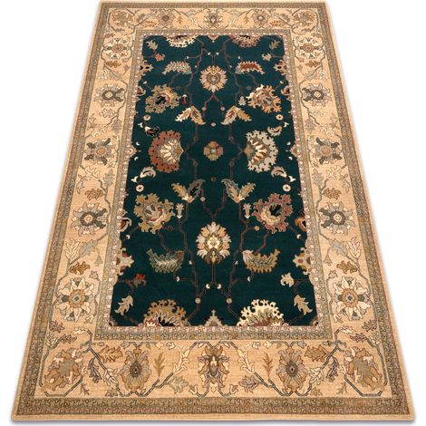 Tappeto di lana POLONIA Loare Telaio smeraldo green 235x350 cm