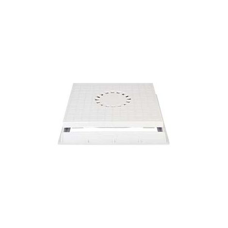 CHIUSINO SIFONATO CON TELAIO PER POZZETTO  cm.30x30  ø cm.13,5