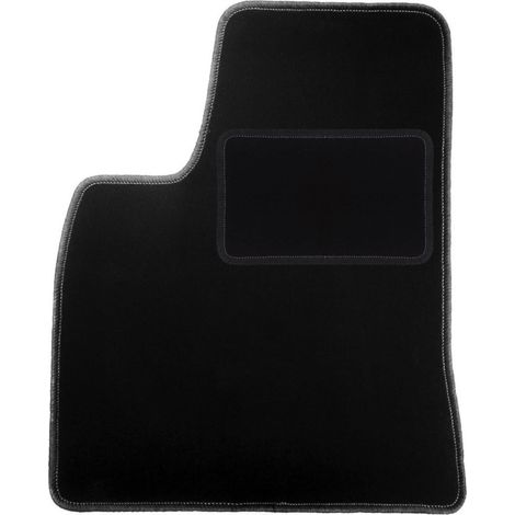 Tapicería negra mate para el asiento del conductor: Tesla S I sedán (2012-2016)