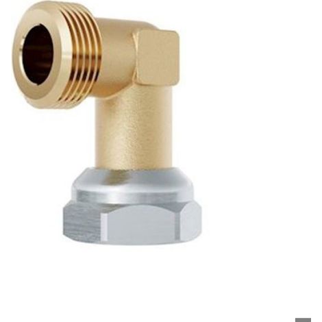 Raccord Diélectrique Coudé 3/4 - 20 X 27 Mm - Pour Chauffe-Eau Électrique Et Pecs - 1 Pièce (1/2)