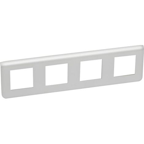 Plaque de finition horizontale Mosaic pour 4x2 modules alu LEGRAND 079308 (1/2)