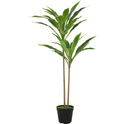 Arbre artificiel cordyline en pot 90 cm avec 29 feuilles réalistes. plante artificielle en PEVA. intérieure et extérieure (1/5)