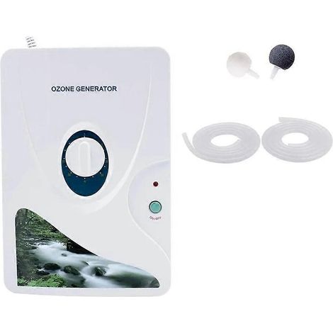 Portable ozone générateur 600Mg eau ozonator O3 ozone machine pour maison air eau fruits vegetables clean prise UE (1/5)