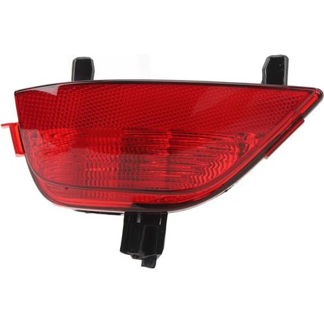 Phare Antibrouillard Voiture, Lentille de Feu Anti-brouillard Arrière de Voiture Coque de Phare Antibrouillard Latéral avec Réflecteur Remplacement pour Dacia Sandero MK2 MK3 (1/4)