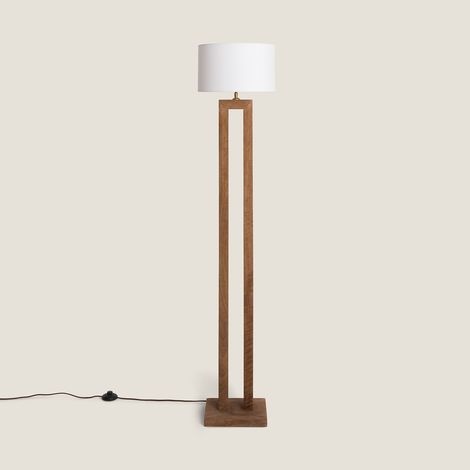 Stehlampe aus Holz Abner Natürlich (1/4)