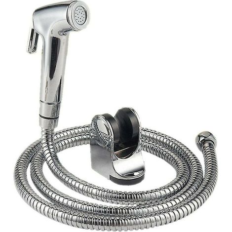 Douchette pour robinet Ensemble de pulvérisateur de robinet de bidet de main d'acier inoxydable pour l'individu de pommeau de douche de salle de bains (1/4)