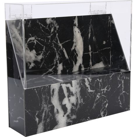Support de rangement pour pinces à épiler en acrylique à 8 trous pour extensions de cils - Noir (1/5)