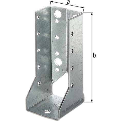 GAH Alberts Balkenschuh Typ B 60/100 2 mm ETA-08/0171 Stahl sdmverz. - 336745 (1/3)