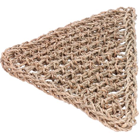 Tapis triangulaire en gazon synthétique 323242CM en forme de hamac pour lézards (1/5)