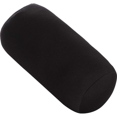 Filiyano – Oreiller cylindrique en mousse à mémoire de forme pour la nuque, traversin rond, taie d'oreiller en soie à motif floral (1/3)