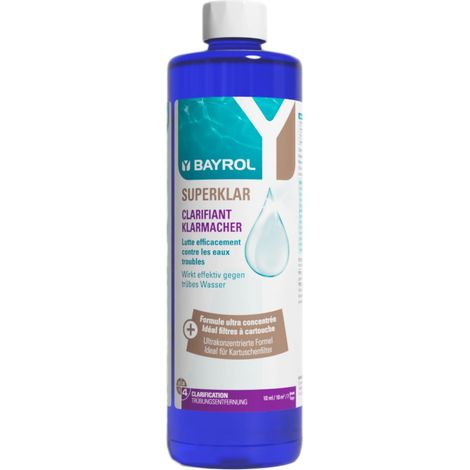 Clarifiant Piscine 0,5 L Compatible Tout Type de Filtre (1/5)