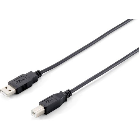 Equip 128860 cable USB USB 2.0 1,8 m USB A USB B Negro