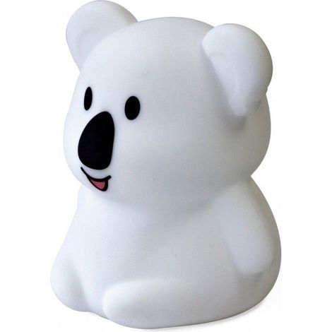 1 Veilleuse Koala, 3 modes, 8 couleurs, Silicone sans BPA, Télécommande, Chambre enfant (1/3)
