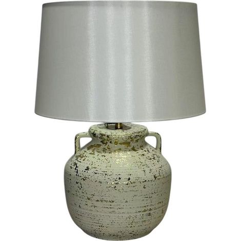 Lamp and Shade - Ceramic - L30 x W30 x H41 cm
