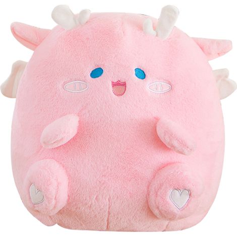 Kuscheltier 40 cm, niedliches Cartoon-Motiv, weiches PP-Baumwoll-Kuschelkissen, ideal als Geschenk für Kinder oder Büro, rosa (1/5)