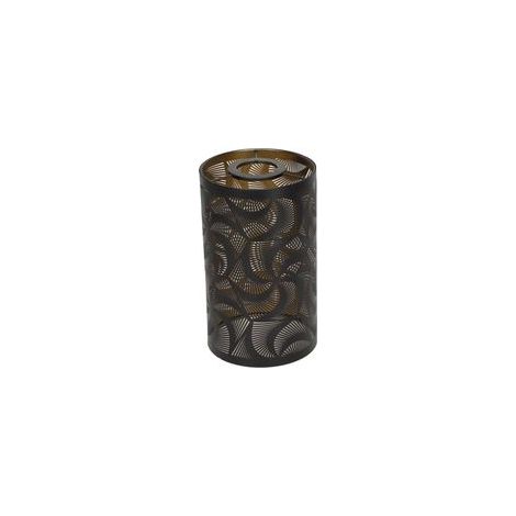 Abat-Jour en Métal, Abat-Jour Table Abat-Jour Remplacement Décoratif Motif Cylindrique De Sculpture Sculpté Creux Fer Ombre Abat-Jour Suspendu pour Ampoules E27 E26