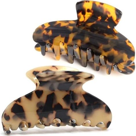 Set of 2 Large Hair Clips for Women and Girls, 9.5cm Large Adult Hair Claw Clips (1/4)