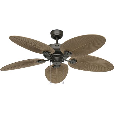 Ceiling Fan Classic Outdoor Bronze / Palm