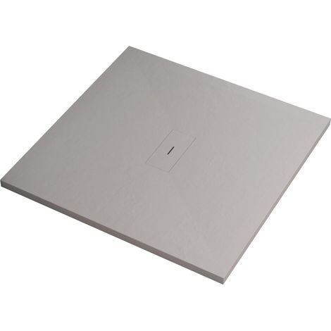 Piatto Doccia in Pietra 100x100 cm Bonussi Manila Grigio Chiaro (1/5)