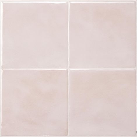 Credence Adhesive pour Cuisine - Zellige Rose, Carrelage Adhesif Mural salle de bain 3D, 5 Stickers Muraux (22.86x22.86 cm), Autocollant Carreaux Adhesif fabriqué au Canada, facile à poser (1/5)