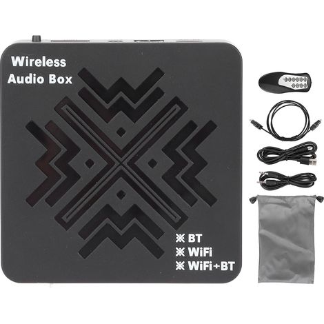 Récepteur Bluetooth sans fil HiFi Q3 avec prise AUX 3,5 mm, compatible avec la musique stéréo domestique. (1/5)