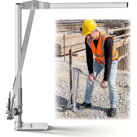 VEVOR T-Pfostenzieher, max. 90 mm Klemmbreite, T-Post-Zieher mit Stahlbacken, Pulverbeschichtet, Pfostenheber zum Entfernen von Zaun-T-Pfosten für Bewehrungsstäbe, Holzpfähle & Verkehrsschilder (1/5)