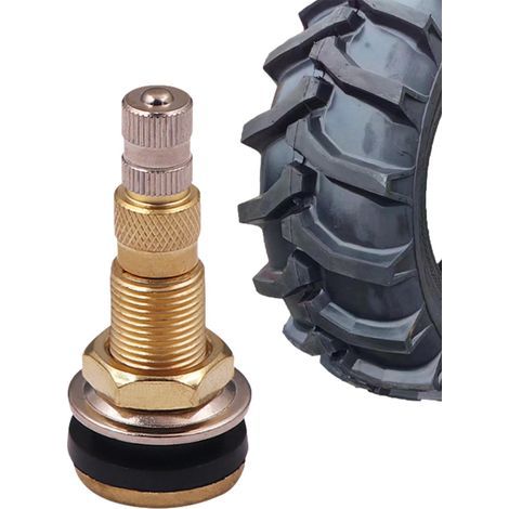 Tige de Valve sans Chambre à air - Tige de vanne agricole en Laiton TR618A - Outils pour pneus, valves de Pneu, Tige de Pneu, Bouchons de Tige de Valve de Pneu pour Tracteur, Usage Industriel (1/5)