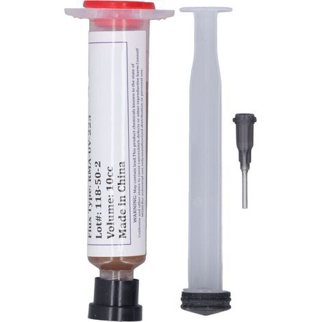 Flux de soudure amovible sans pâte d'huile propre, outil de réparation de téléphone PC 10cc RMAUV223 (1/5)