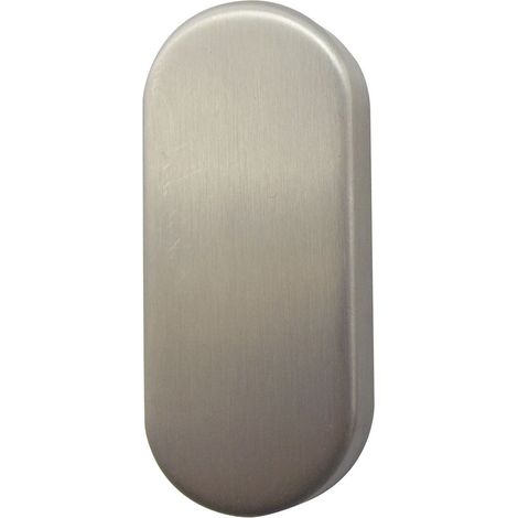 Blindrosette GEOS 29 x 71 x 8 mm, Edelstahl matt, 1 Stück Zubehör Türbeschläge (1/3)