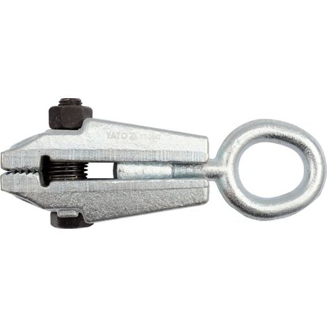 Yato YT-2542, abrazadera con cierre automático, acero al carbón, 125 mm, 2 cm ancho de mandíbula, 1 pieza