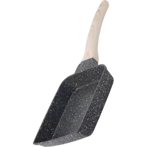 Schnellkonzentrierende Aluminiumpfanne, 3-lagig, dicker Holzgriff, ideal für die Familienküche. (1/5)